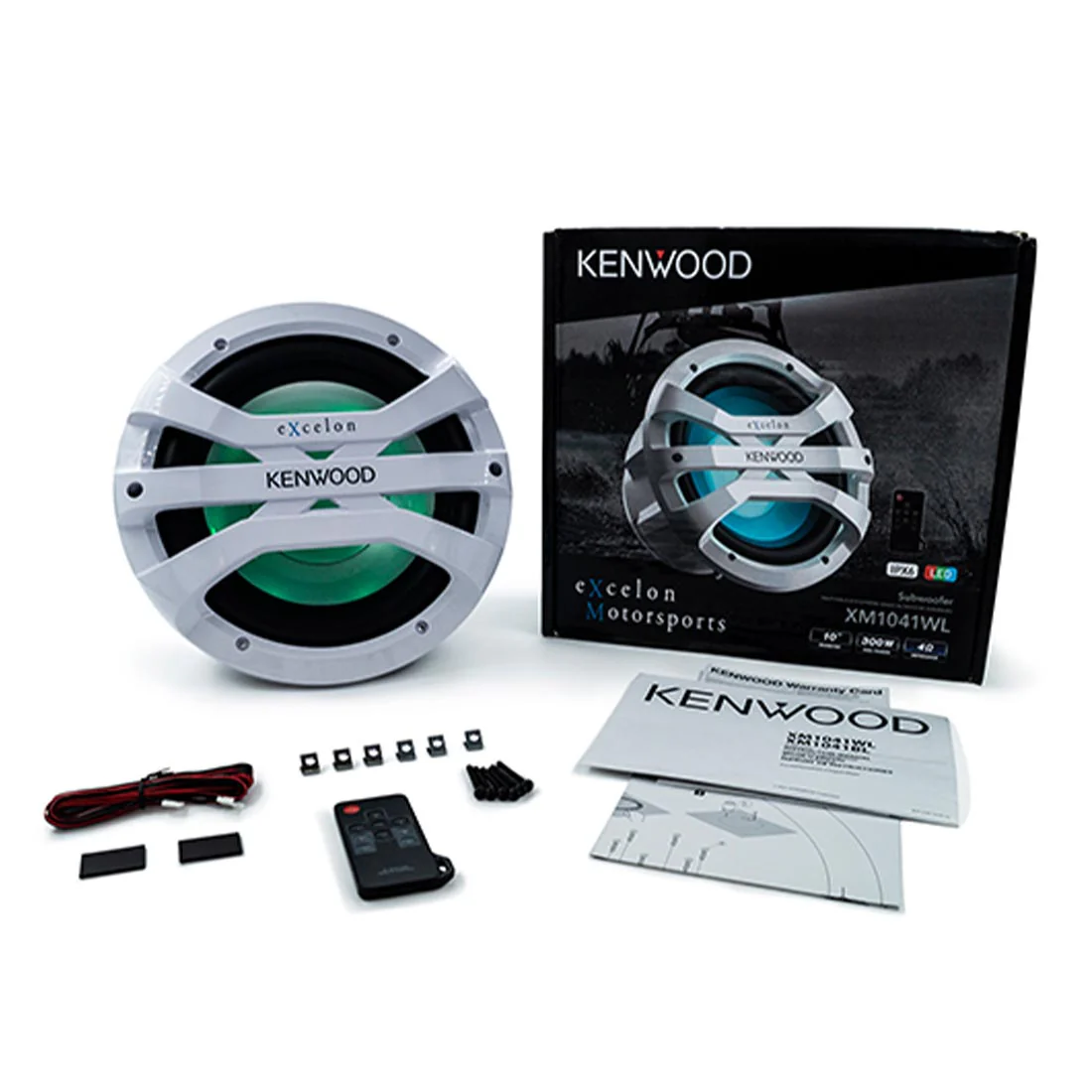 Kenwood eXcelon XM1041 10" 4-Ohm Marine Subwoofer with RBG LED Lighting - Each - Image 27