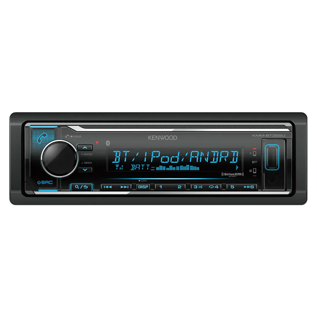 Kenwood KMM-BT332U Digital Media Receiver with Bluetooth (KMMBT332U)