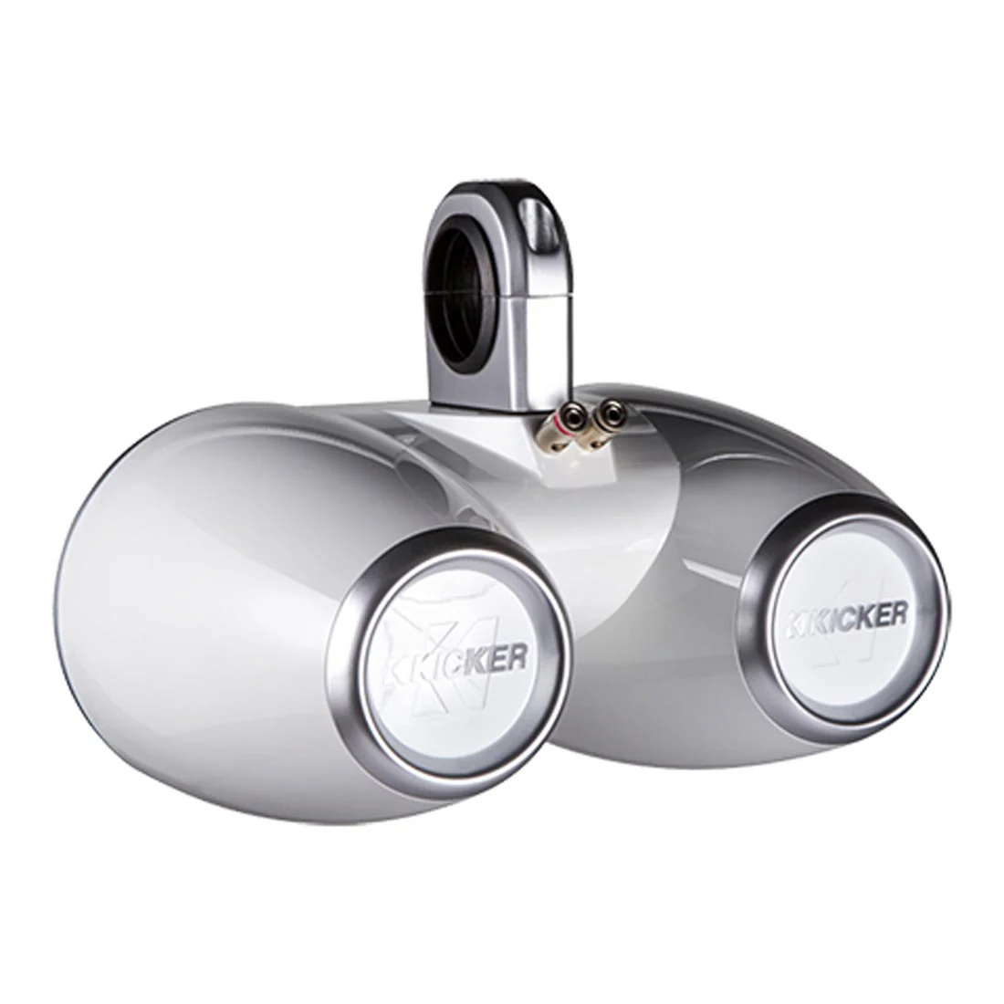 Kicker 12KMTEDW 6.5" Double Unloaded Tower Enclosures for Kicker 6.5" Marine Speakers - White (12KMTEDW) - Image 3