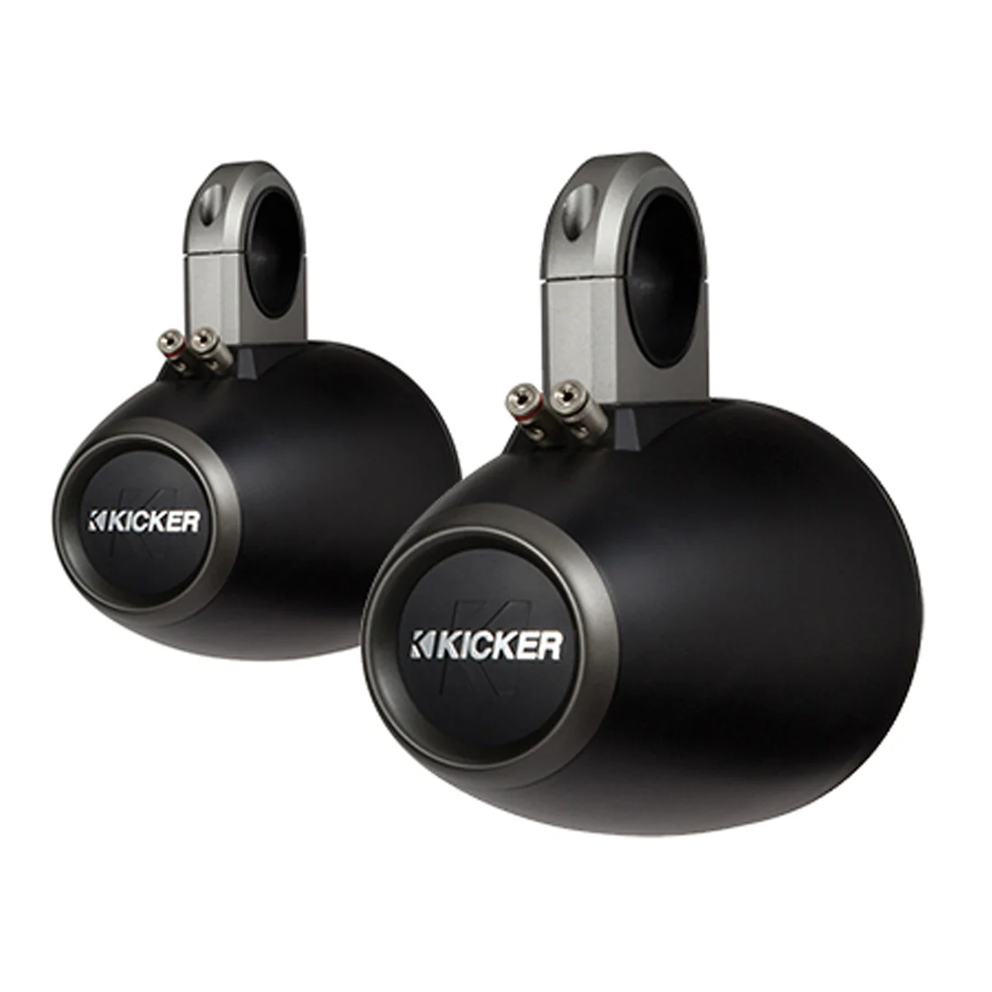 Kicker 12KMTES 6.5" Unloaded Tower Enclosures for Kicker 6.5" Marine Speakers - Black (12KMTES)