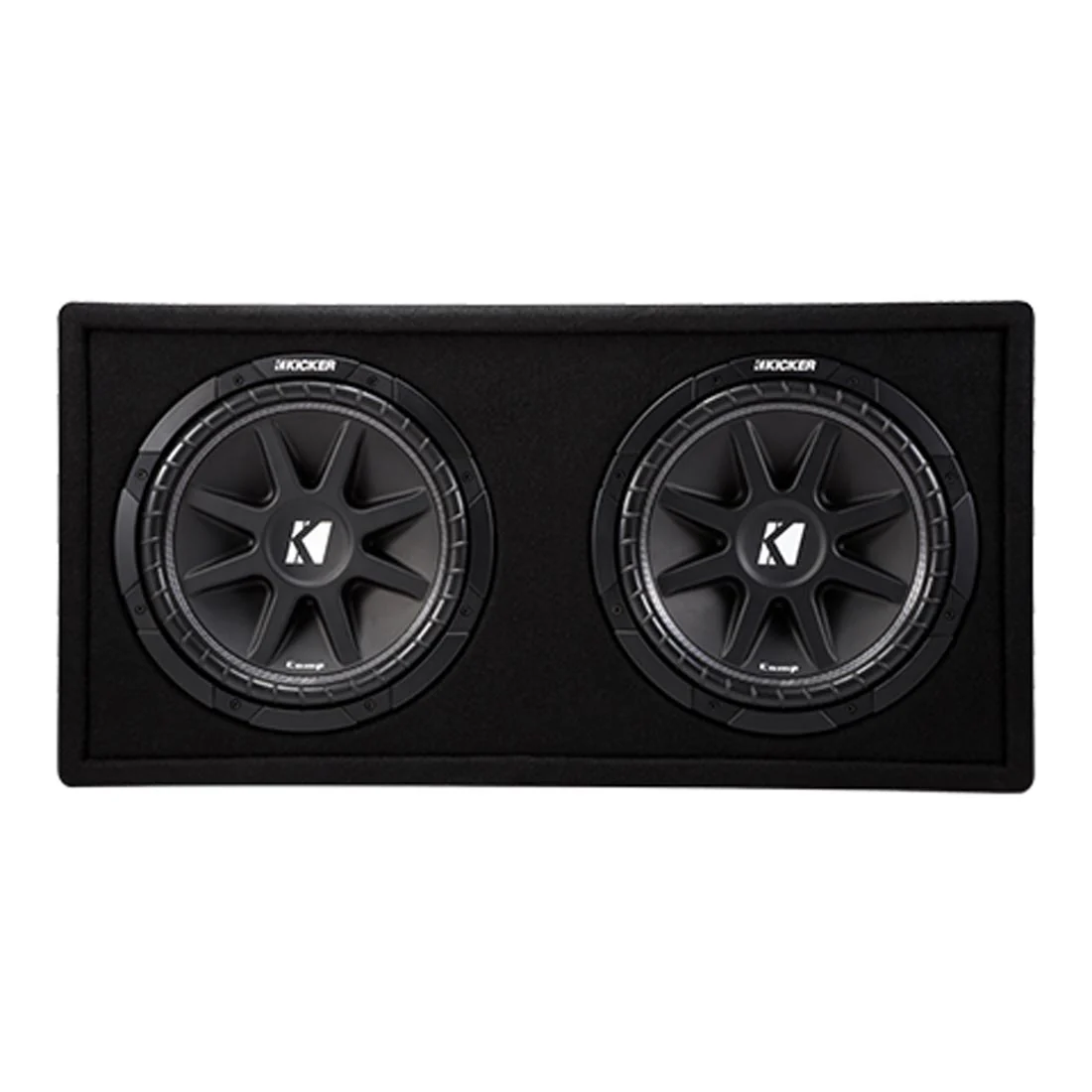 Kicker 43DC122 Ported Enclosure with Dual 12" Comp Subwoofers (43DC122)