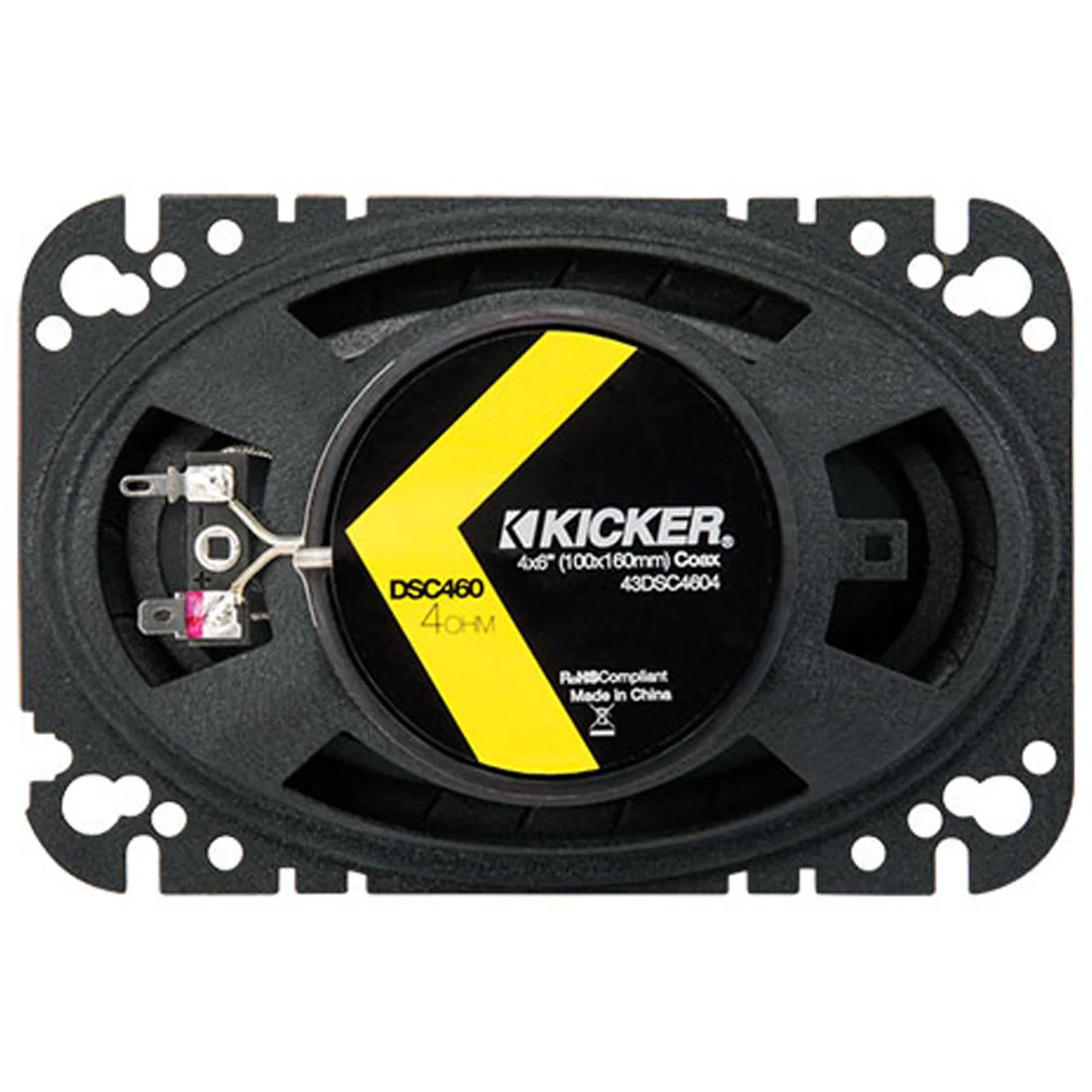 Kicker 43DSC4604 DS Series 4"x6" 2-Way Coaxial Car Speaker (43DSC4604) - Image 4