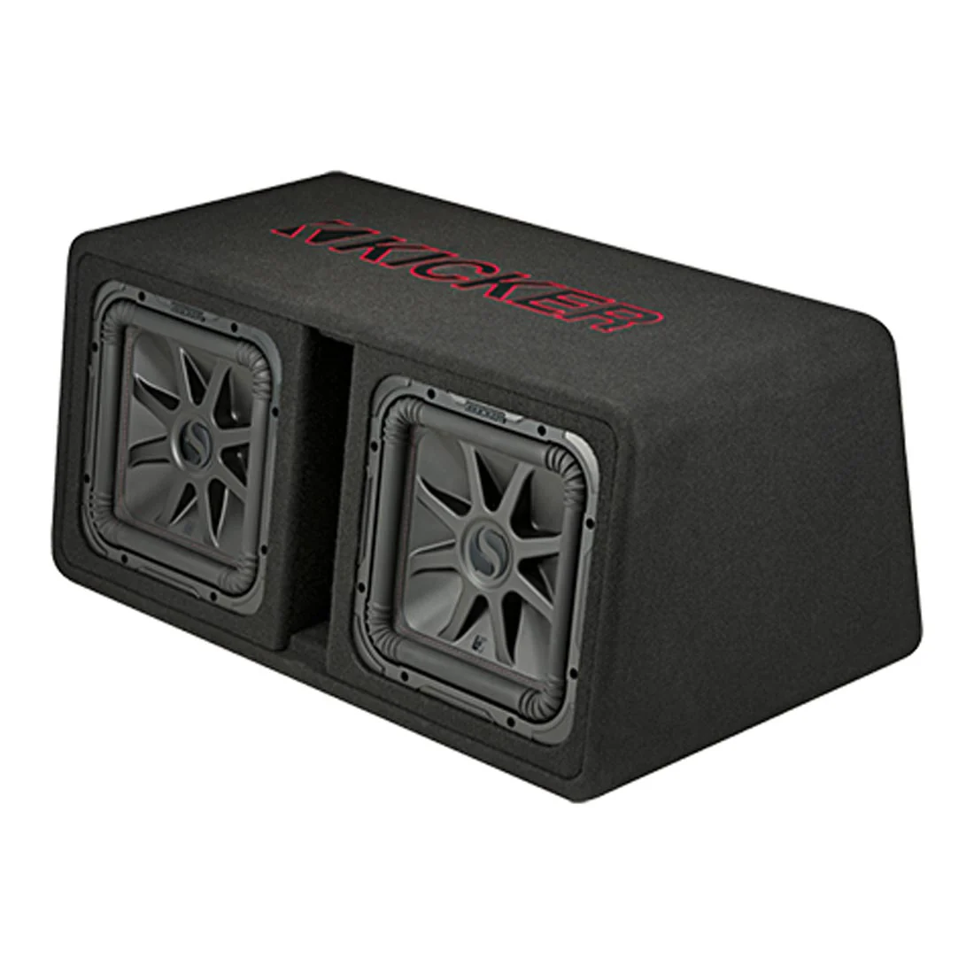 Kicker 45DL7R122 1200W Loaded 2-Ohm Vented Enclosure with Dual Solo-Baric L7R 12" Subwoofers (45DL7R122) - Image 3