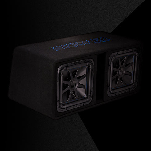 Kicker 45VL7R122 Loaded 2-Ohm Vented Enclosure with Single Solo-Baric L7R 12" Subwoofer (45VL7R122) - Image 5