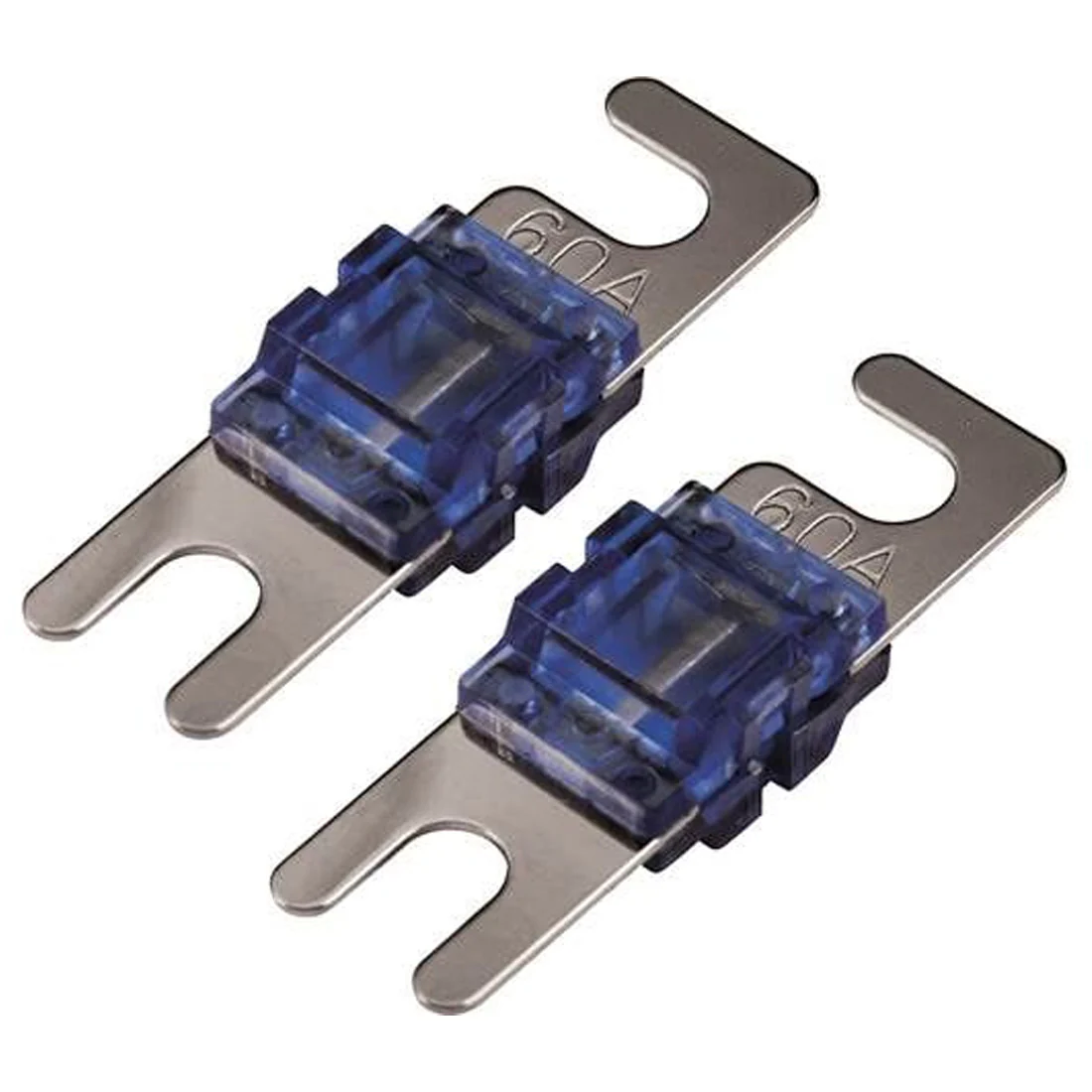 Kicker 46AFS60 Platinum-Plated AFS 60 Amp Fuses - Pair (46AFS60)