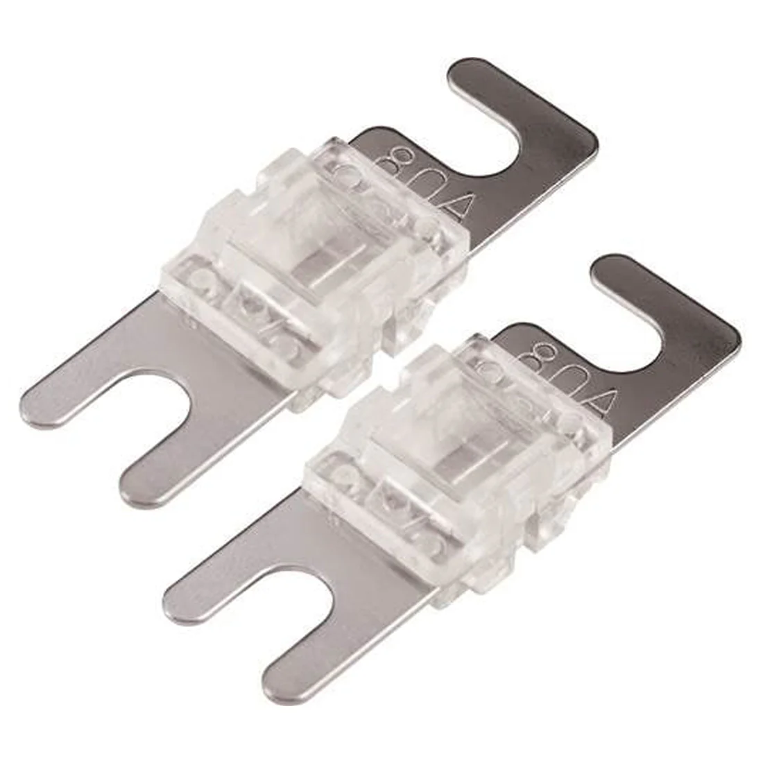 Kicker 46AFS80 Platinum-Plated AFS 80 Amp Fuses - Pair (46AFS80)