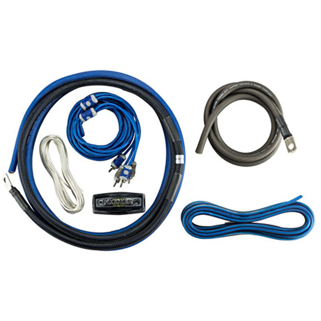 Kicker 46CK4 4AWG 2-Channel Complete 4-Gauge Amplifier Wiring Kit (46CK4)