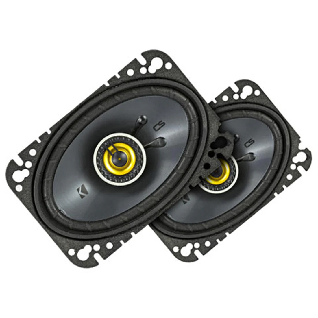 Kicker 46CSC464 CS Series 4"x6" 2-Way Coaxial Car Speakers (46CSC464)