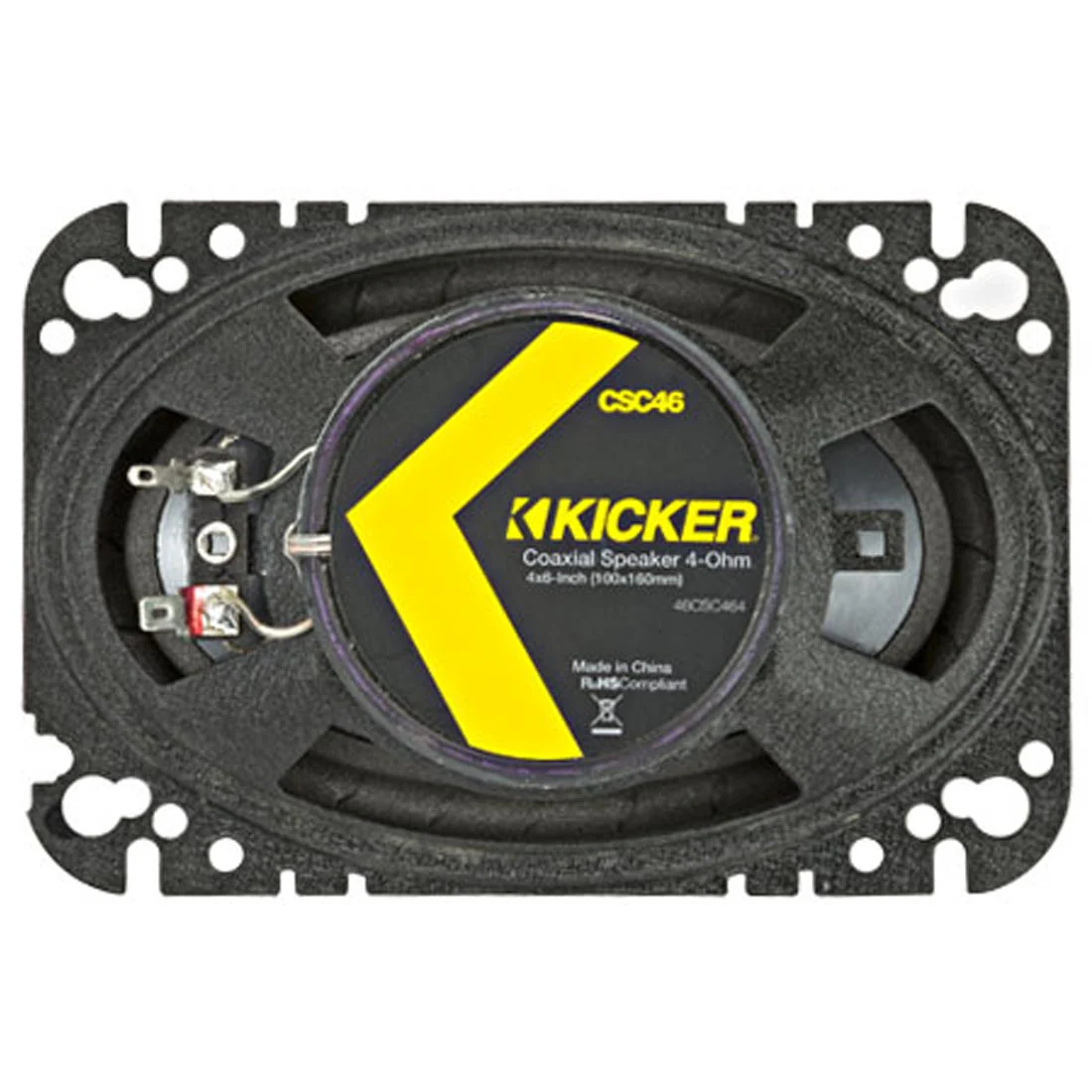 Kicker 46CSC464 CS Series 4"x6" 2-Way Coaxial Car Speakers (46CSC464) - Image 4