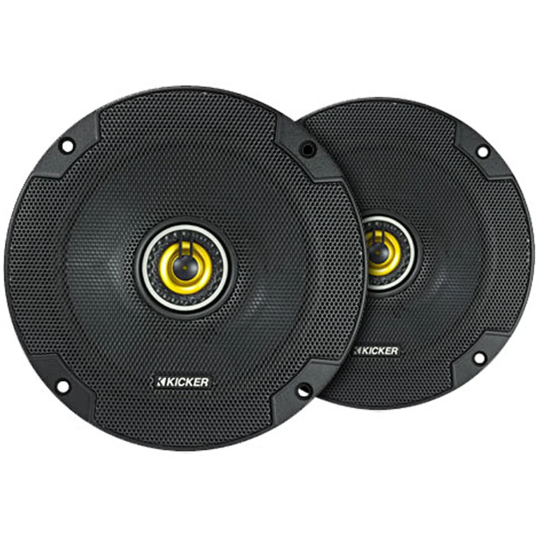 Kicker 46CSC654 CS Series 6.5" 4-Ohm 2-Way Coaxial Car Speakers (46CSC654)