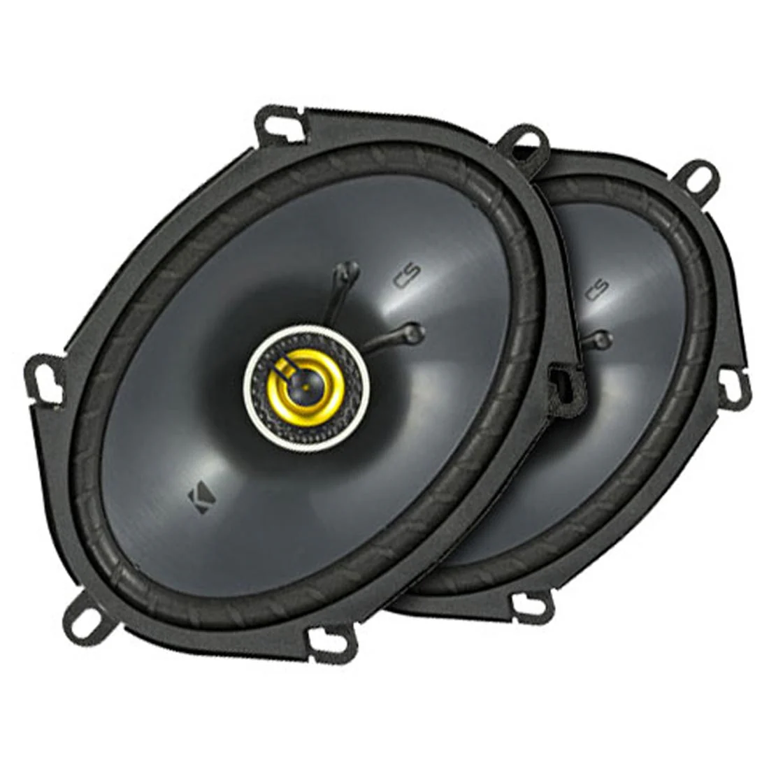 Kicker 46CSC684 CS Series 6"x8" 2-Way Coaxial Car Speakers (46CSC684)