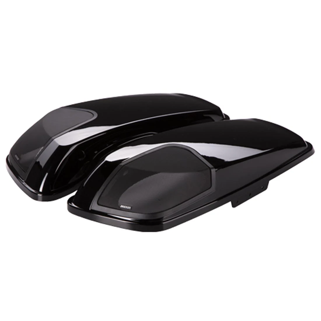 Kicker 46HDBLVB Unloaded Bag Lids for Select 2014+ Harley-Davidson Motorcycles - Vivid Black (46HDBLVB)