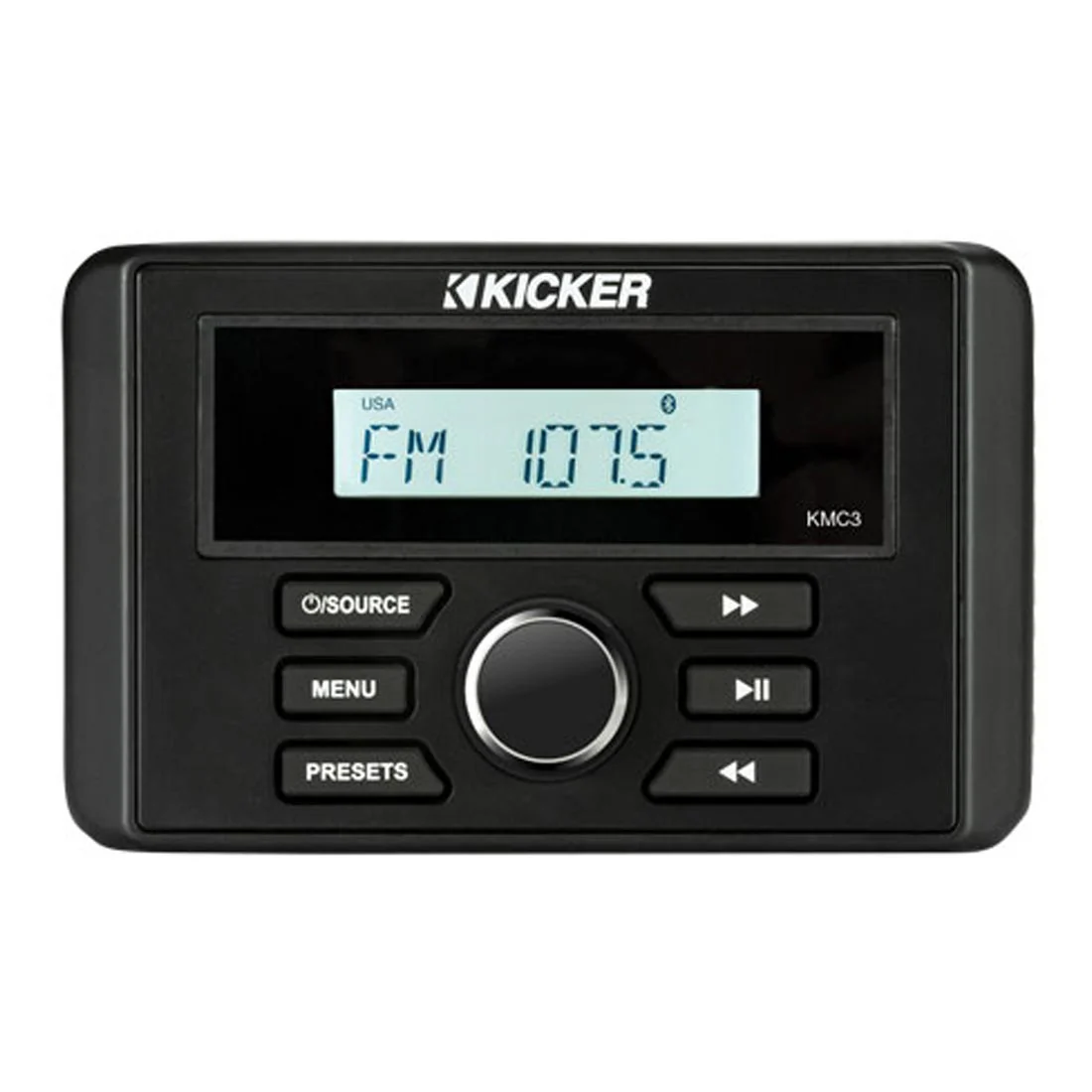 Kicker 46KMC3 Weather-Resistant Marine Digital Media Receiver (46KMC3)