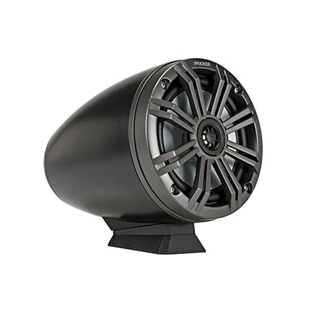 Kicker 46KMFC65 6.5" Coaxial Tower Marine Speakers - Charcoal Black (46KMFC65) - Image 3