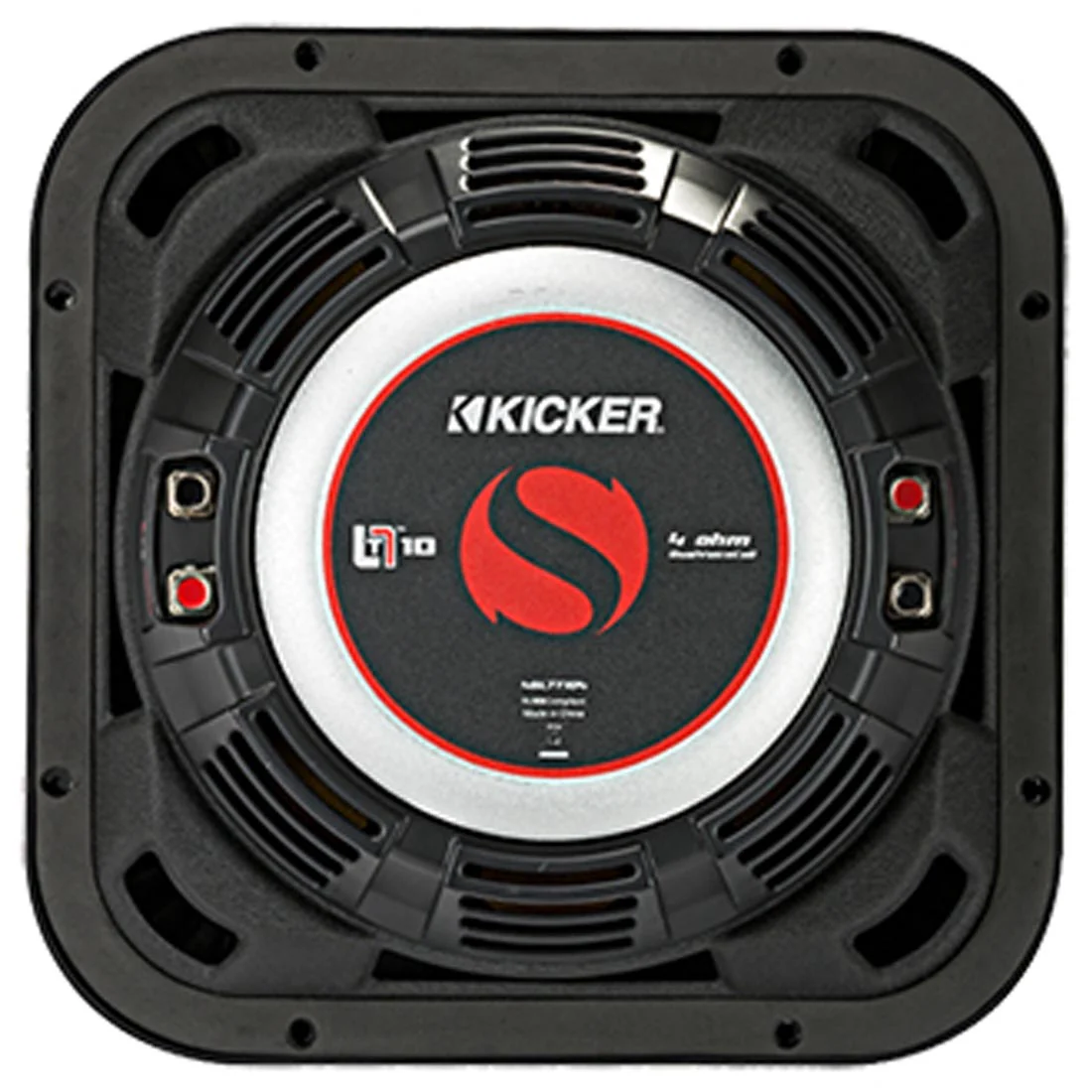 Kicker 46L7T102 Solo-Baric L7T Series Shallow-Mount 10" 2-Ohm DVC Subwoofer (46L7T102) - Image 2