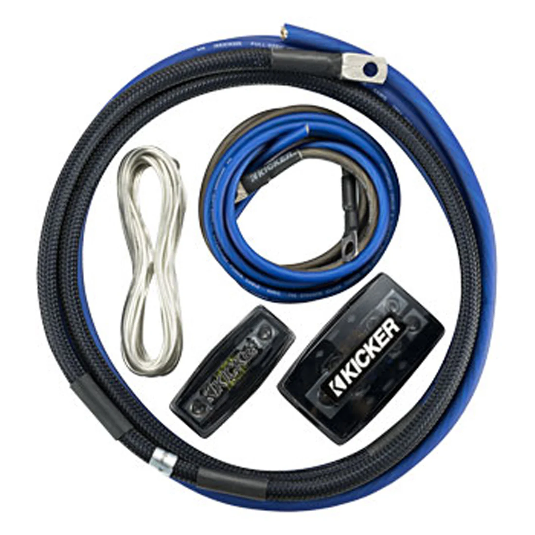 Kicker 46PKD4 4-Gauge Dual Amplifier Power Wiring Kit (46PKD4)