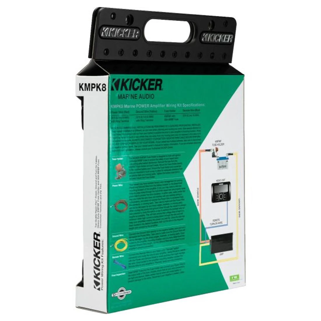Kicker 47KMPK8 Marine-Grade 8-Gauge Amplifier Wiring Kit (47KMPK8) - Image 3