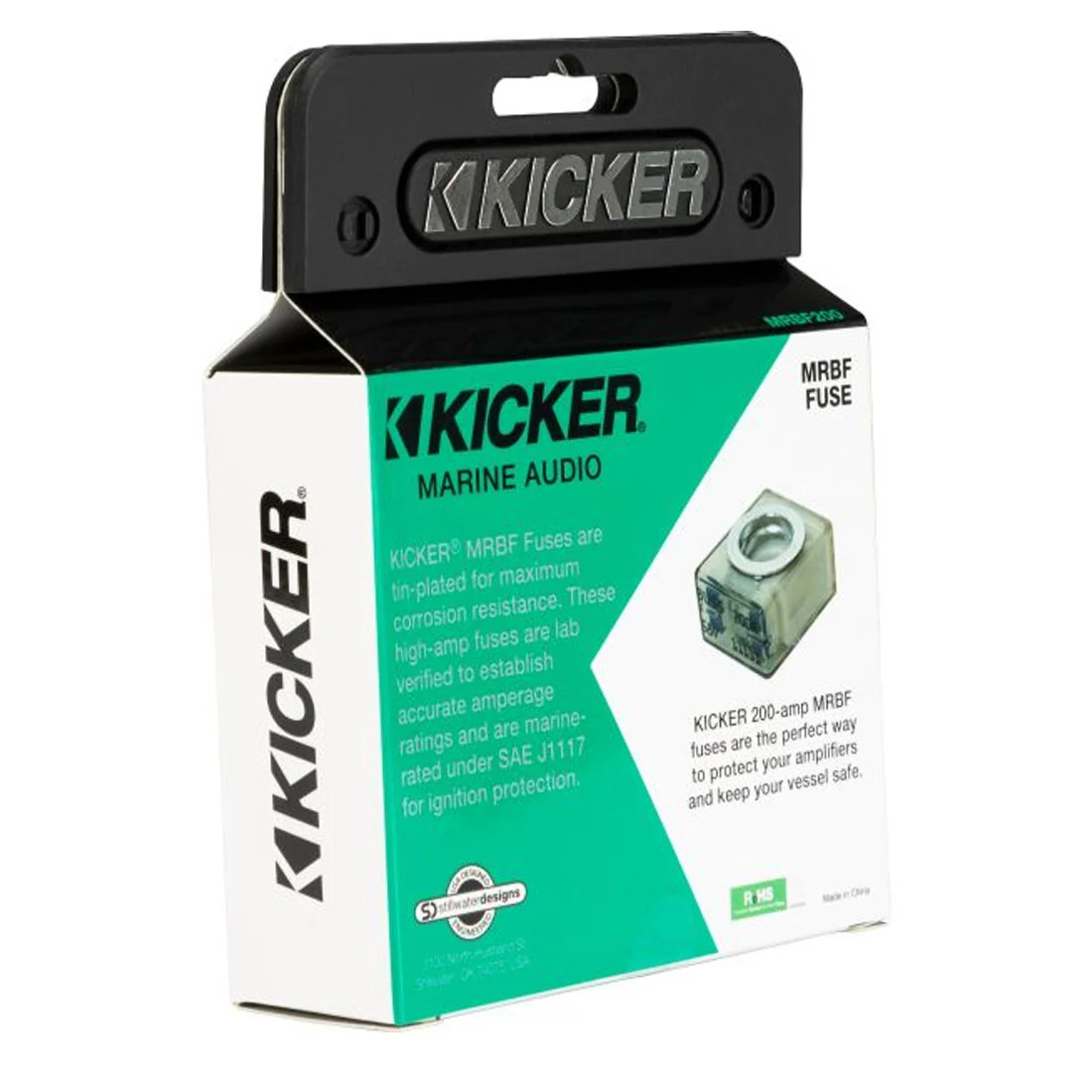 Kicker 47MRBF200 ABYC Compliant 200 Amp Marine Fuse (47MRBF200) - Image 2