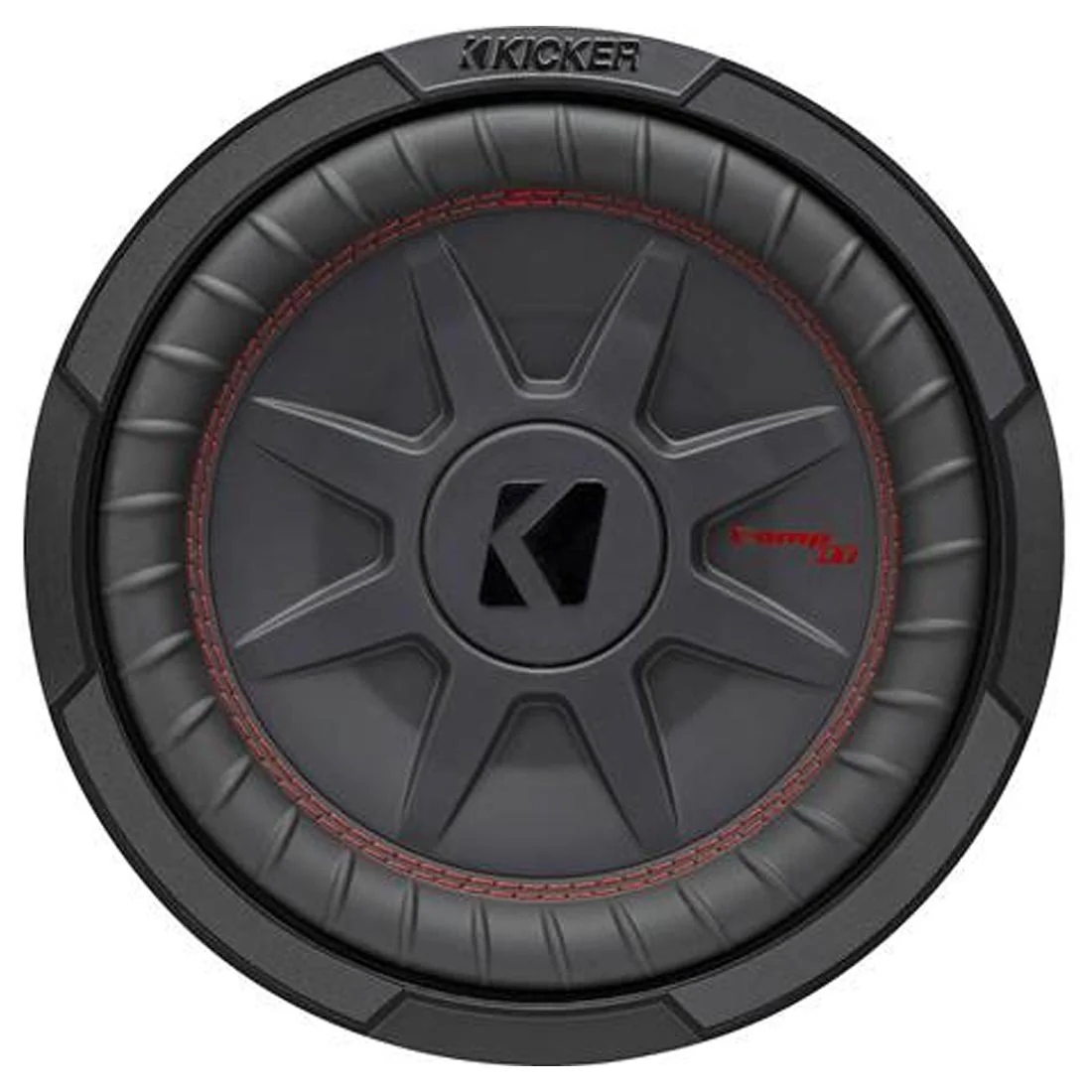 Kicker 48CWRT102 CompRT Series 10" 2-Ohm DVC Shallow-Mount Subwoofer (48CWRT102)