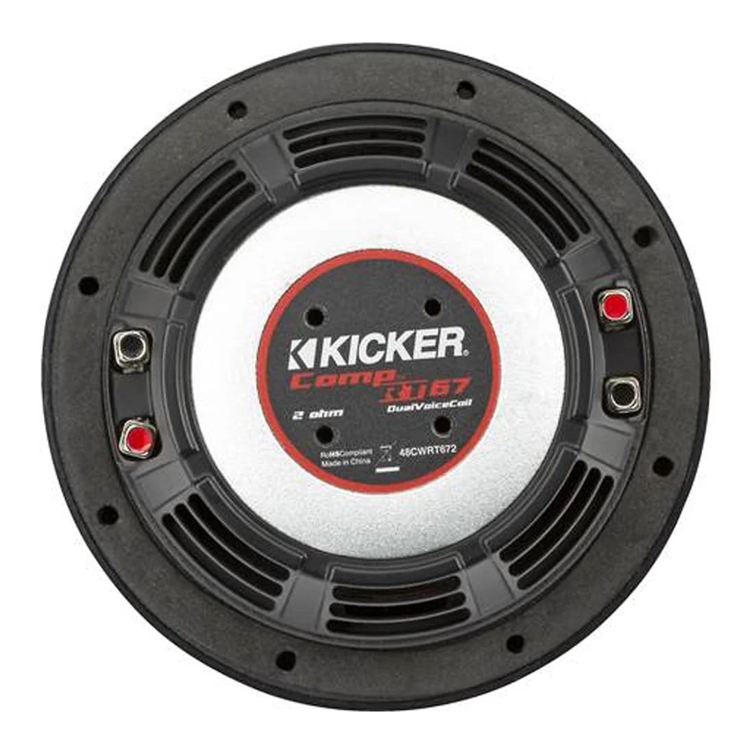 Kicker 48CWRT672 CompRT Series 6.75" 2-Ohm DVC Shallow-Mount Subwoofer (48CWRT672) - Image 5