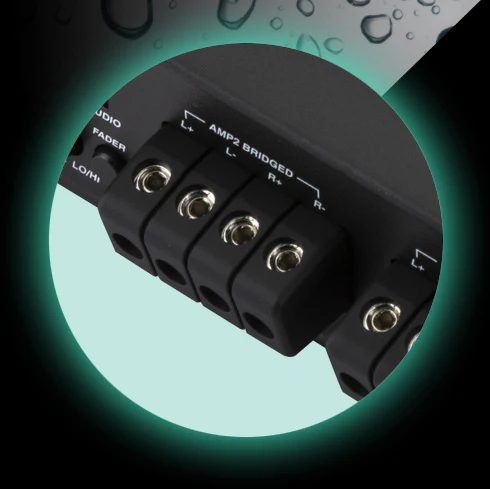 Kicker 48KXMA1200.2 2-Channel Marine Amplifier - 300 watts RMS x 2 (48KXMA12002) - Image 6