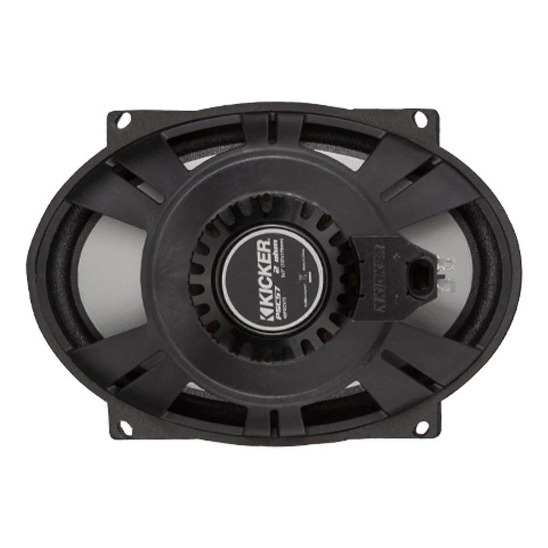Kicker 48PSC574 5"x7" 2-Way 4-Ohm Coaxial Motorcycle Speakers for Harley Davidson (48PSC574) - Image 3