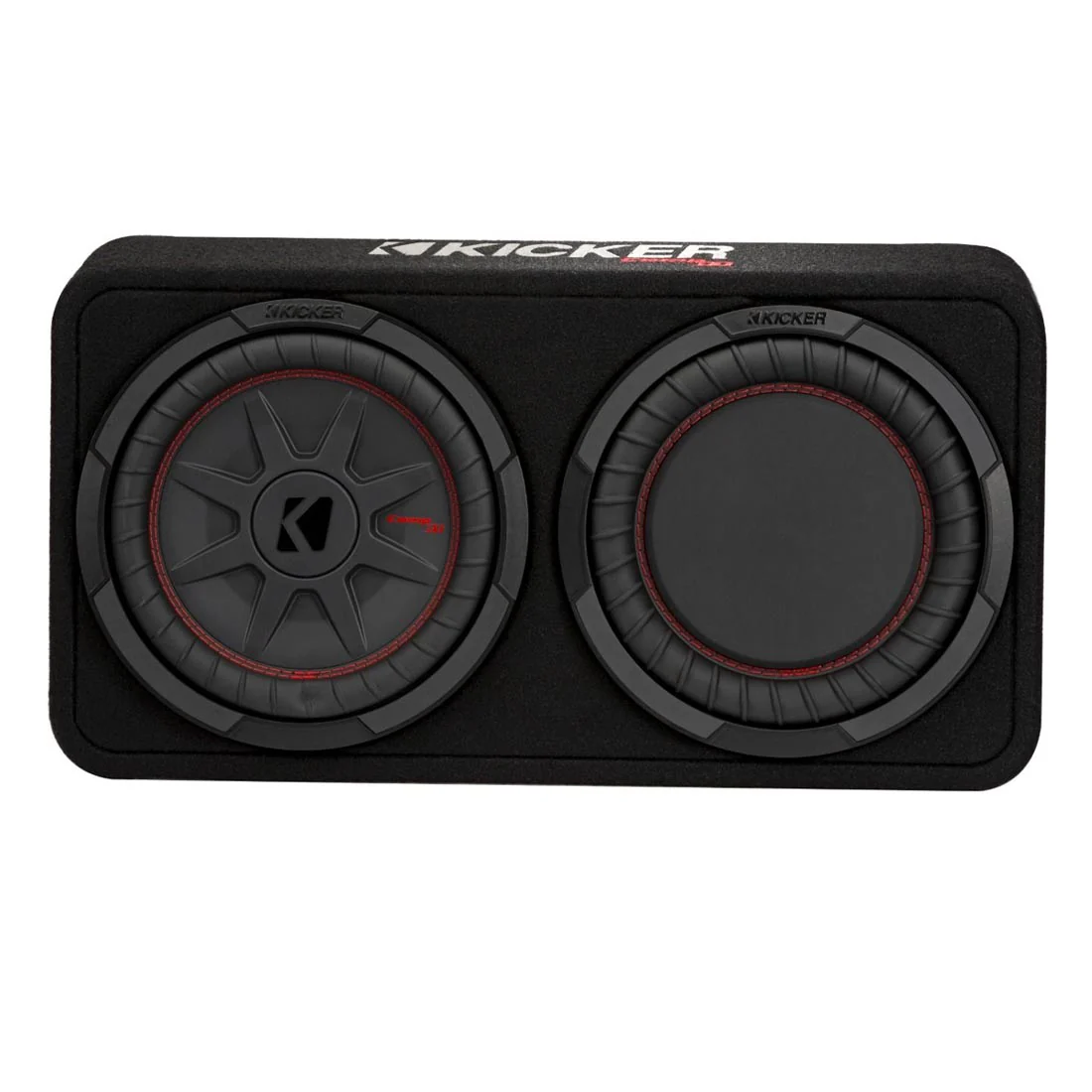 Kicker 48TCWRT82 Truck-Style Sealed Enclosure with Single 8" CompRT Subwoofer and Passive Radiator (48TCWRT82) - Image 2