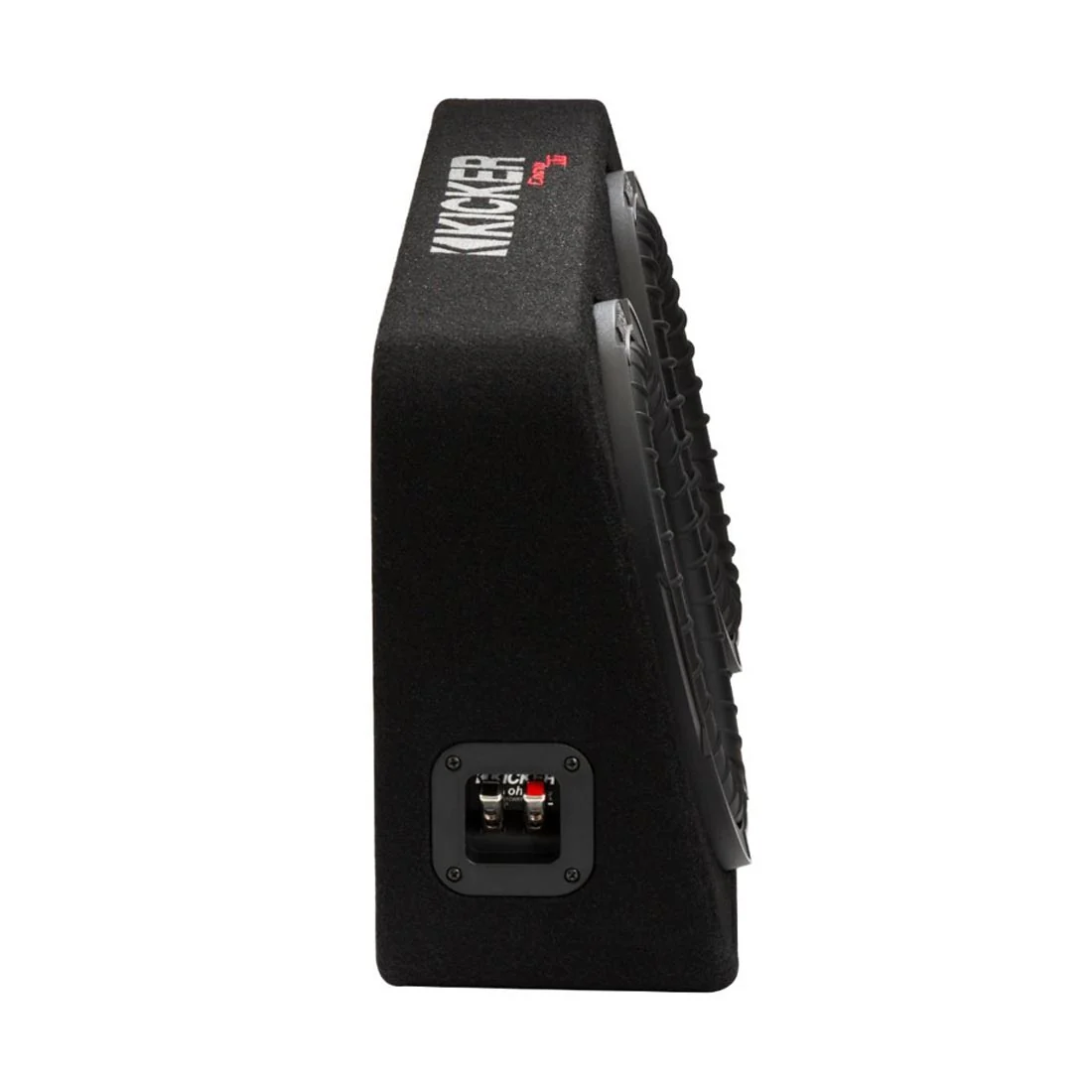 Kicker 48TCWRT82 Truck-Style Sealed Enclosure with Single 8" CompRT Subwoofer and Passive Radiator (48TCWRT82) - Image 4