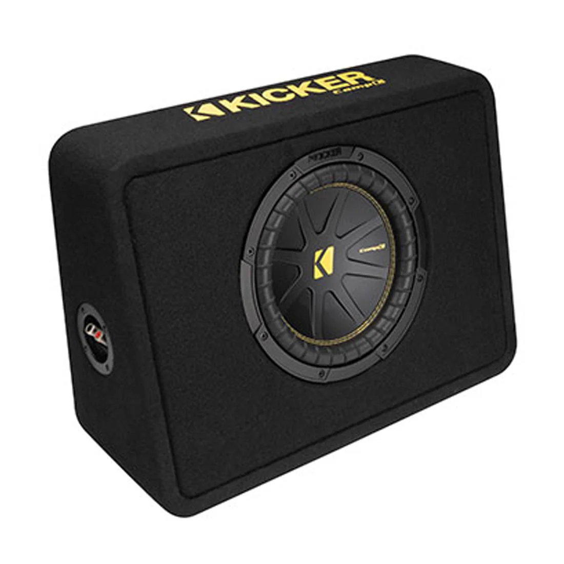 Kicker 50TCWC102 CompC 10" Truck-Style 2-Ohm Loaded Subwoofer Enclosure (50TCWC102)