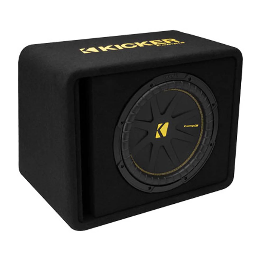 Kicker 50VCWC122 CompC Single 12" Loaded Subwoofer Enclosure (50VCWC122)