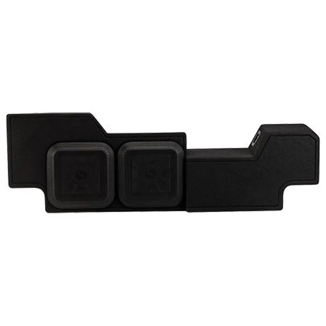 Kicker 51K5RDL7T102 10" Custom Fit Dual Loaded Subwoofer Enclosure for Select Ram Vehicles