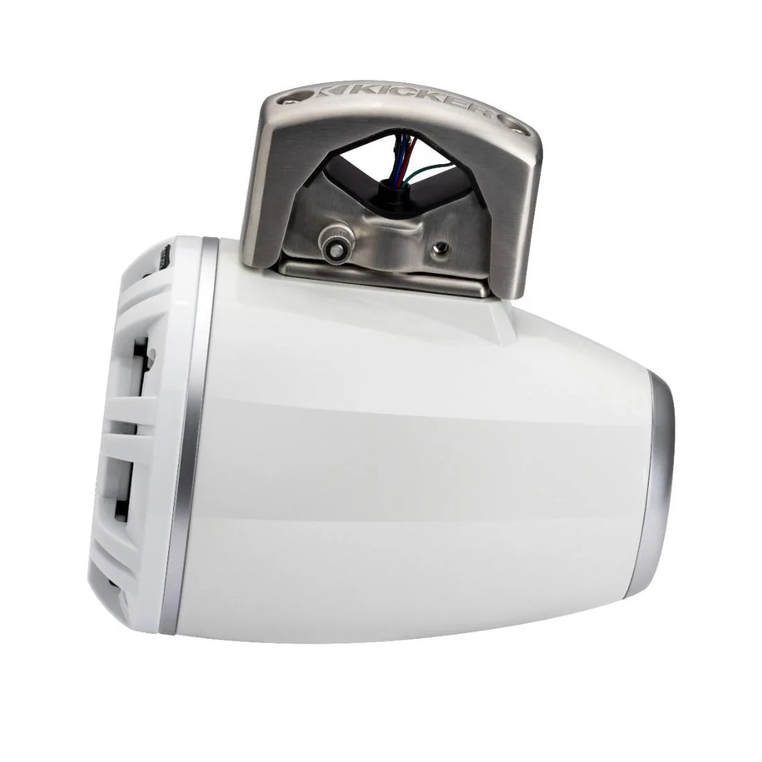 Kicker 51KMTCXL65W 6.5" Marine Wakeboard Tower Speakers with RGB Lighting - White - Image 3