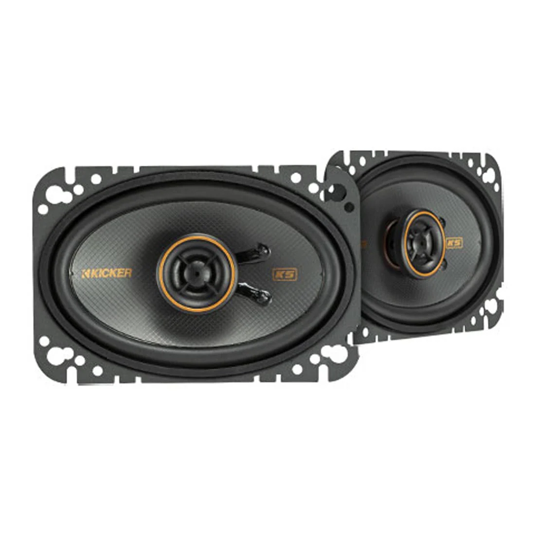 Kicker 51KSC4604 KS Series 4"x6" 2-Way Coaxial Car Speakers (51KSC4604)