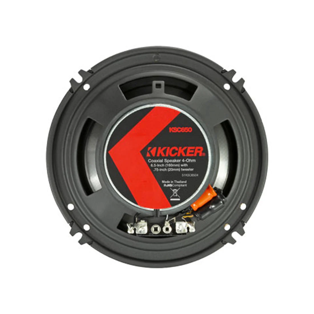 Kicker 51KSC6504 KS Series 6.5" 2-Way Coaxial Car Speakers (51KSC6504) - Image 4