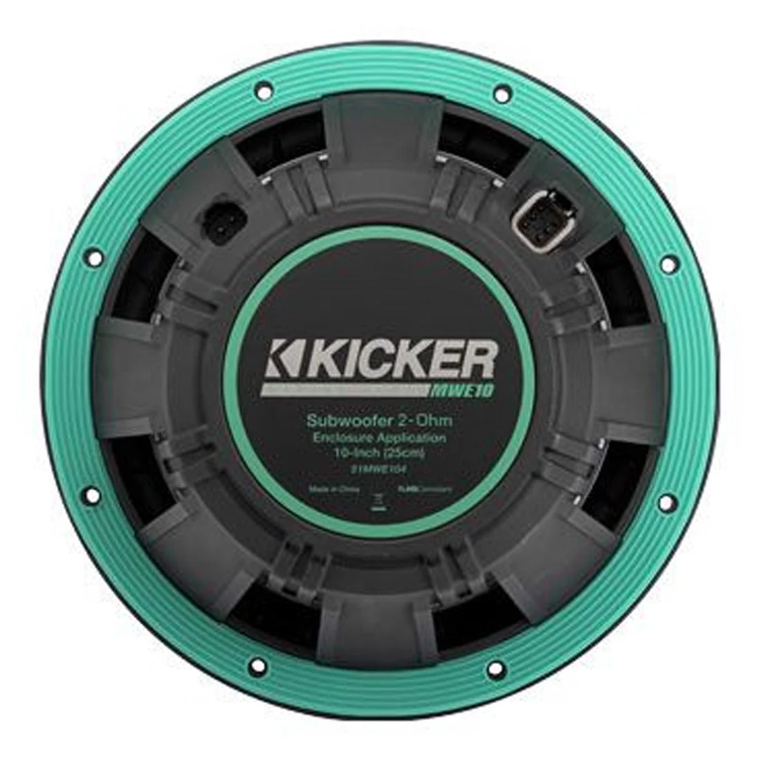 Kicker 51MWE102 10" Premium 2-Ohm Marine RGBW LED Subwoofer for Enclosures - Each - Image 2