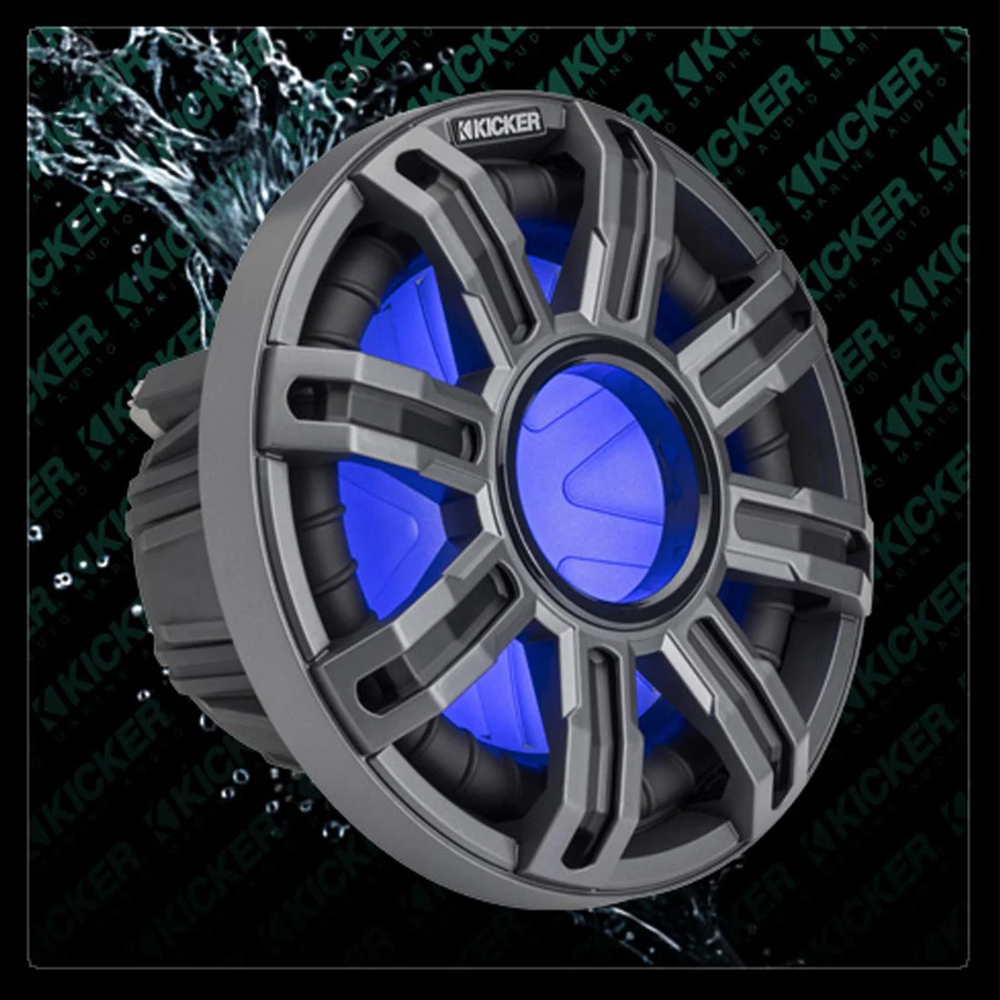 Kicker 51MWE102 10" Premium 2-Ohm Marine RGBW LED Subwoofer for Enclosures - Each - Image 4