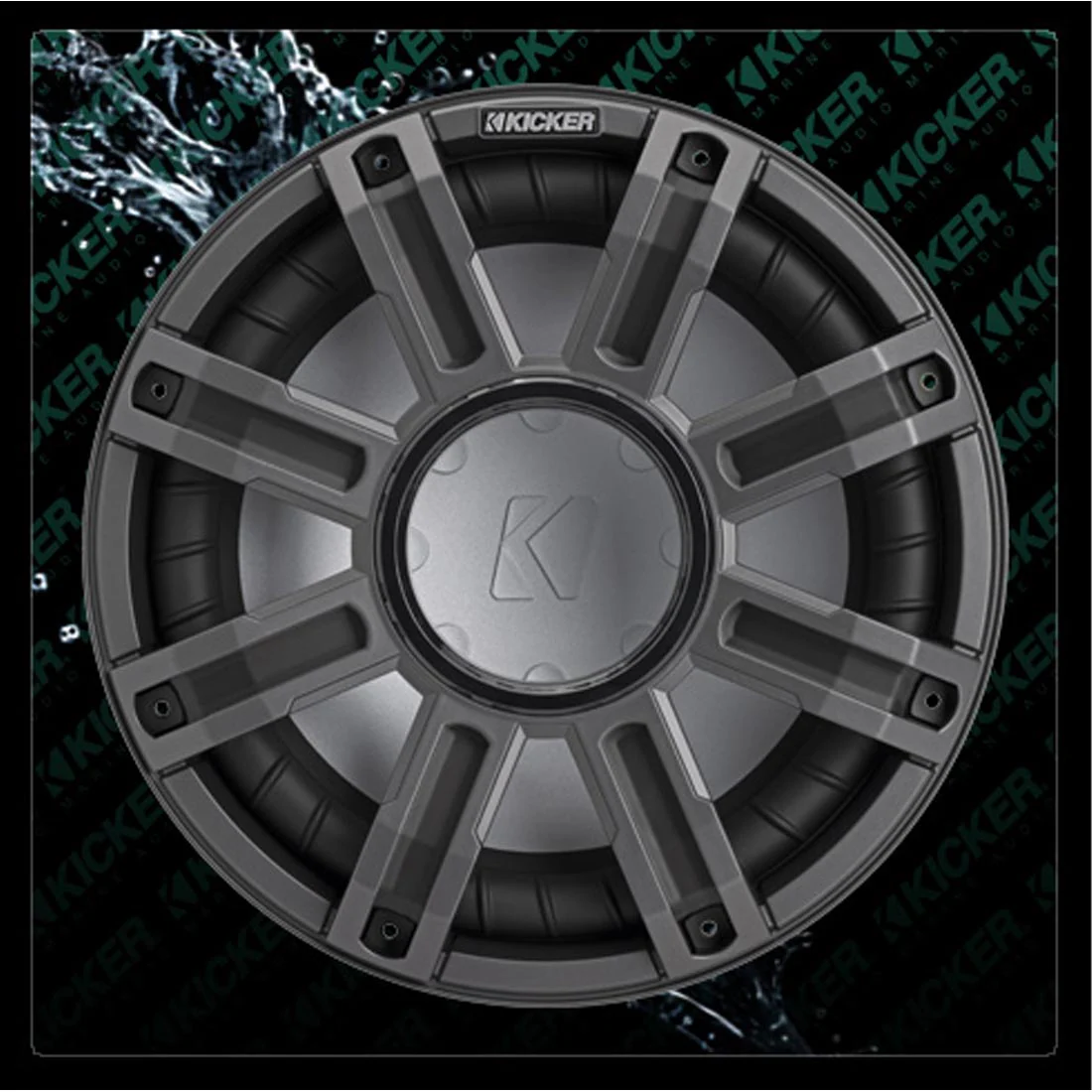 Kicker 51MWE122 12" Premium 2-Ohm Marine RGBW LED Subwoofer for Enclosures - Each - Image 4