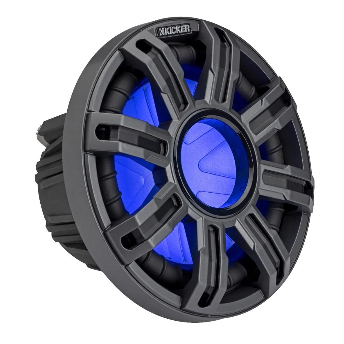 Kicker 51MWF104 10" Premium 4-Ohm Freeair Marine Subwoofer with LED Lighting - Each - Image 2