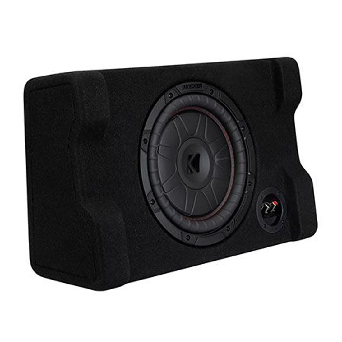 Kicker 52CVTDF102 10" Sealed Downward-Firing Loaded Subwoofer Enclosure - Each - Image 2