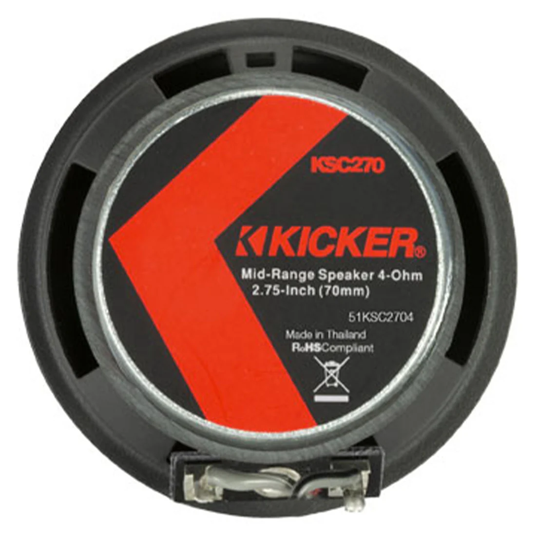 Kicker 51KSC2704 KS Series 2.75" 50W RMS Midrange Car Speakers (51KSC2704) - Image 3