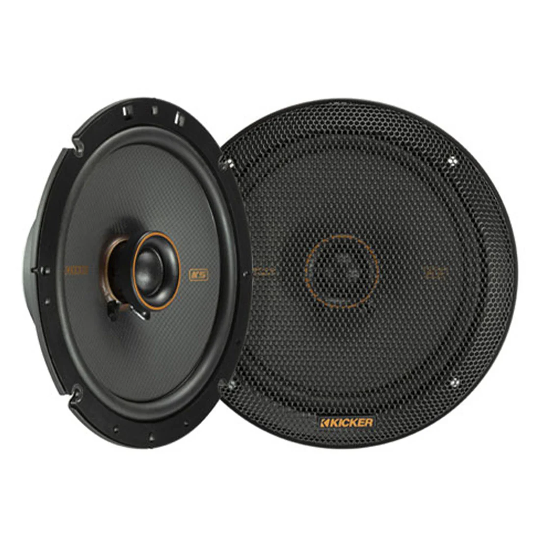 Kicker 51KSC6704 6.75" 2-Way Coaxial Speakers (51KSC6704)