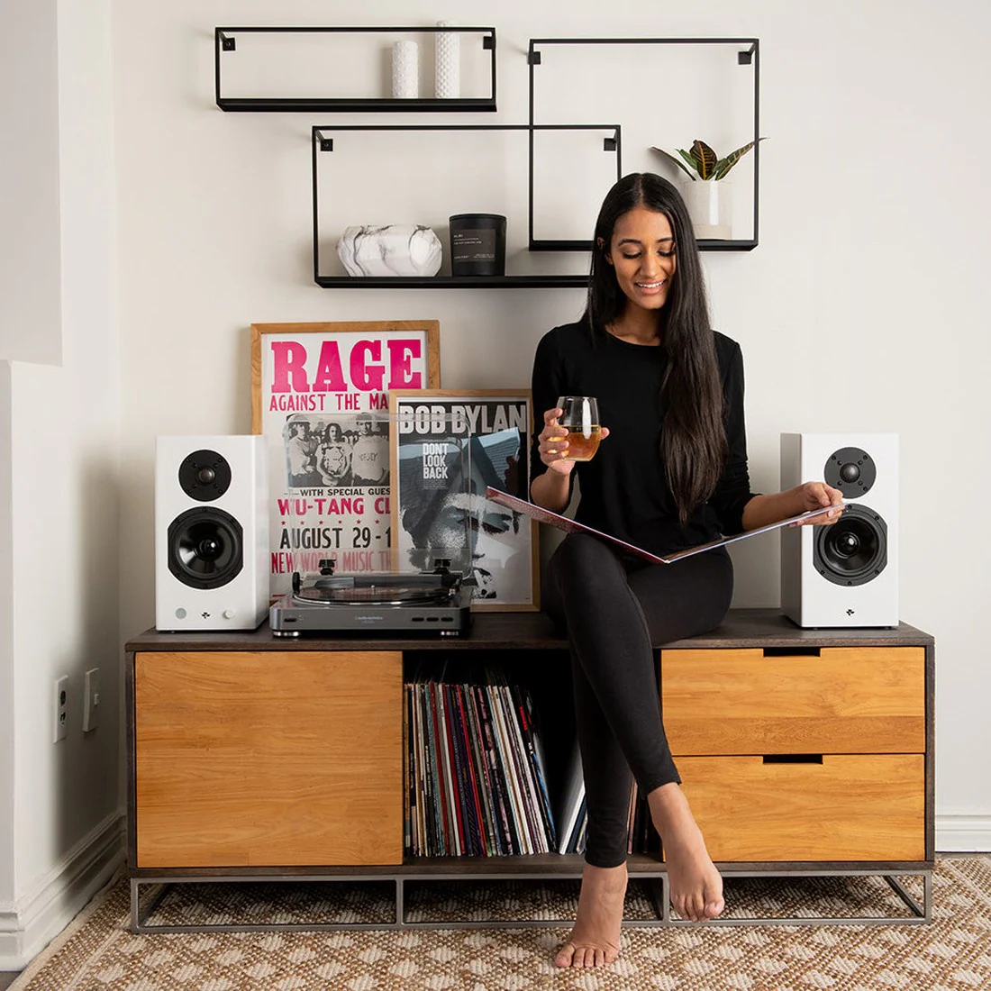 KIN Play Bluetooth Powered Bookshelf Speakers - Pair - Image 4
