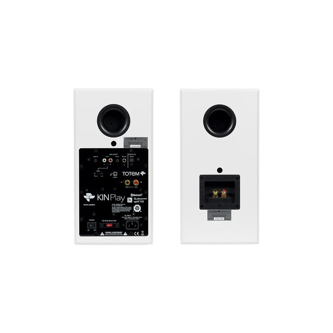 KIN Play Bluetooth Powered Bookshelf Speakers - Pair - Image 6