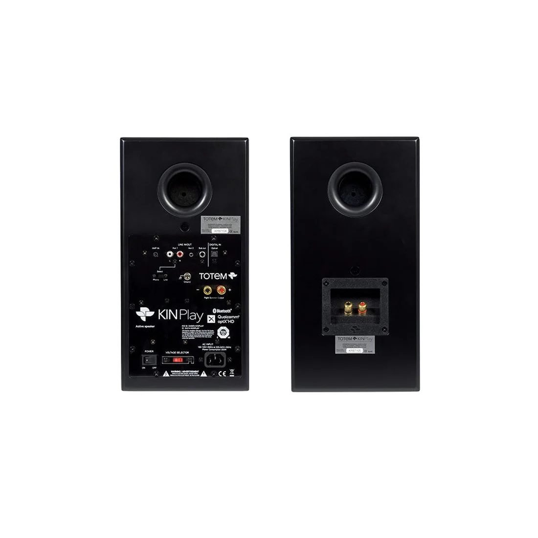 KIN Play Bluetooth Powered Bookshelf Speakers - Pair - Image 8