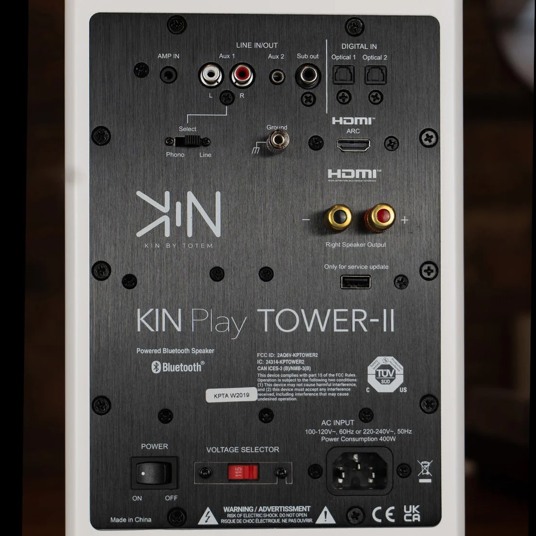 KIN Play Tower II Bluetooth Powered Tower Speakers With HDMI ARC - Pair - Image 9