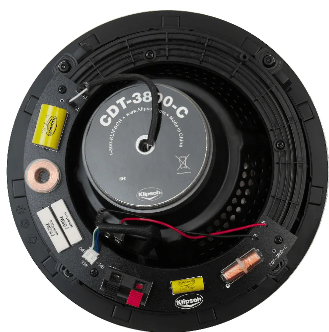 Klipsch CDT-3800-C II 8" In Ceiling Speaker - Each - White (CDT3800C II) - Image 5