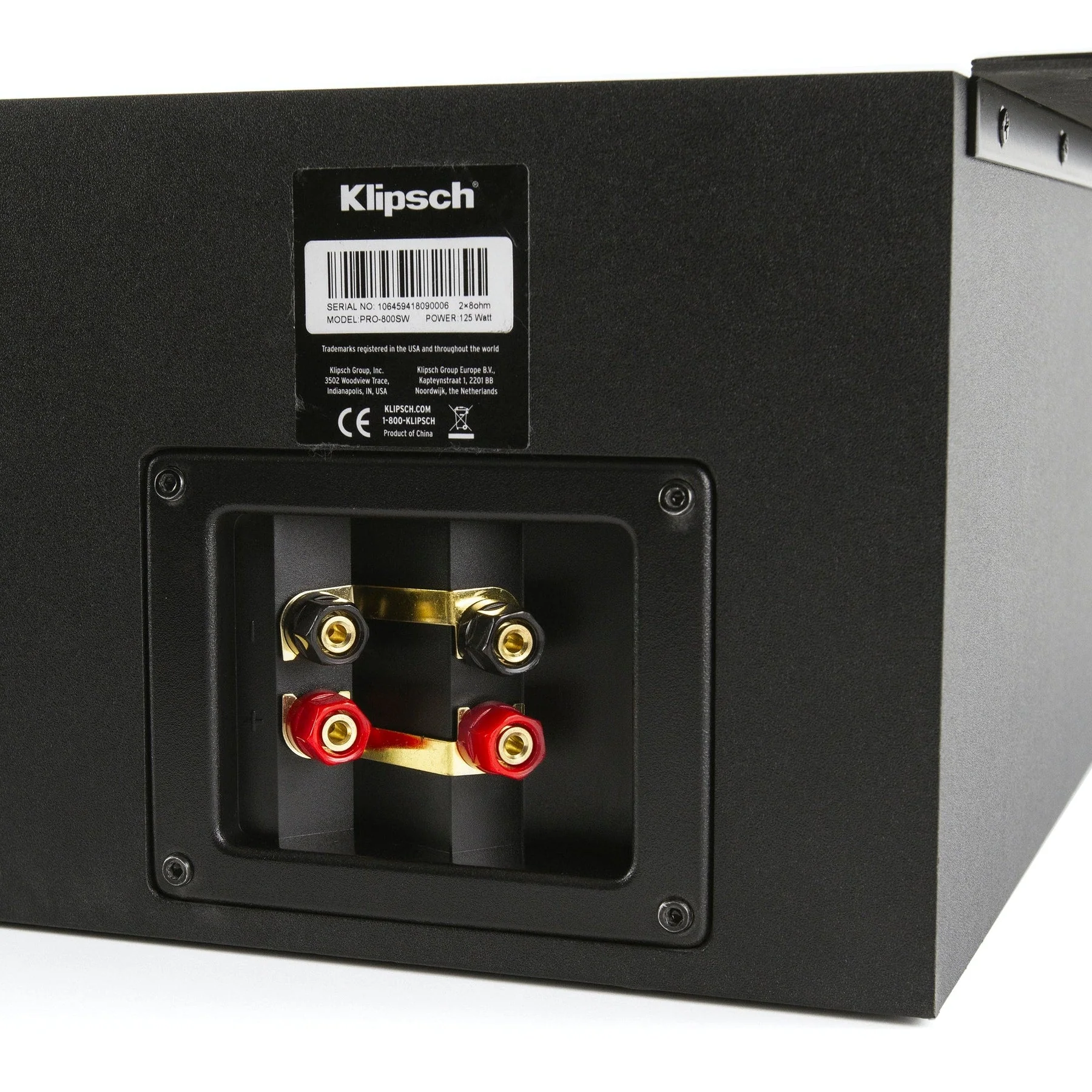 Klipsch PRO-800-SW 8" Cerametallic Dual Voice Coil Woofer and MDF enclosure (PRO800SW) - Image 7