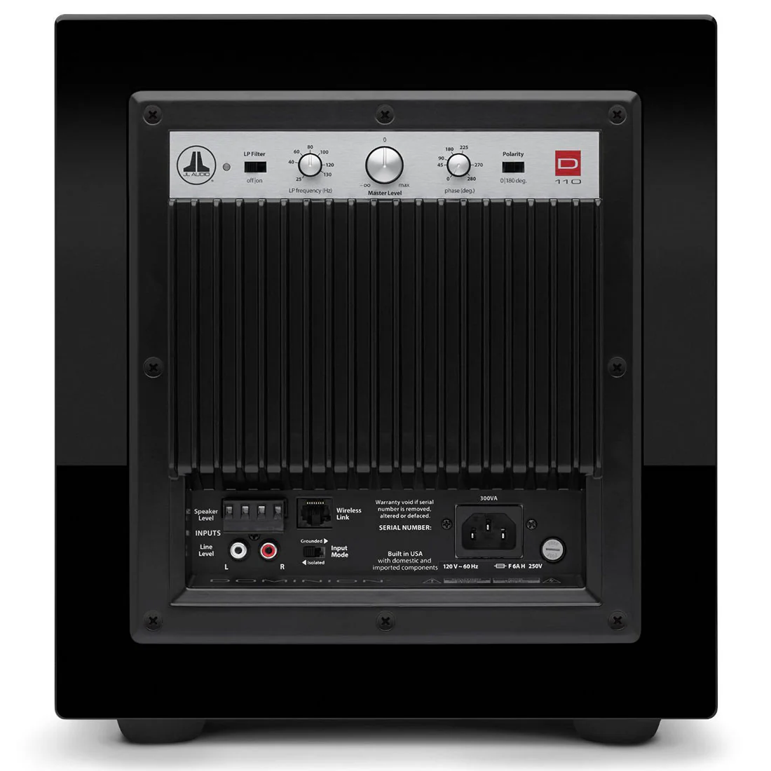 JL Audio Home Audio D110-GLOSS Dominion 10" Powered Subwoofer - #96284 (D110GLOSS) - Image 3