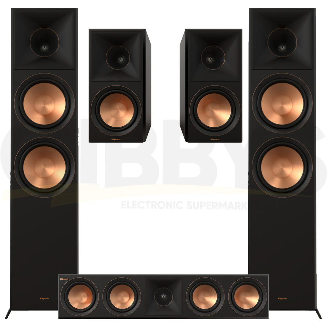 Klipsch RP-8060FABII Reference Premiere 5.0 Speaker Bundle #6