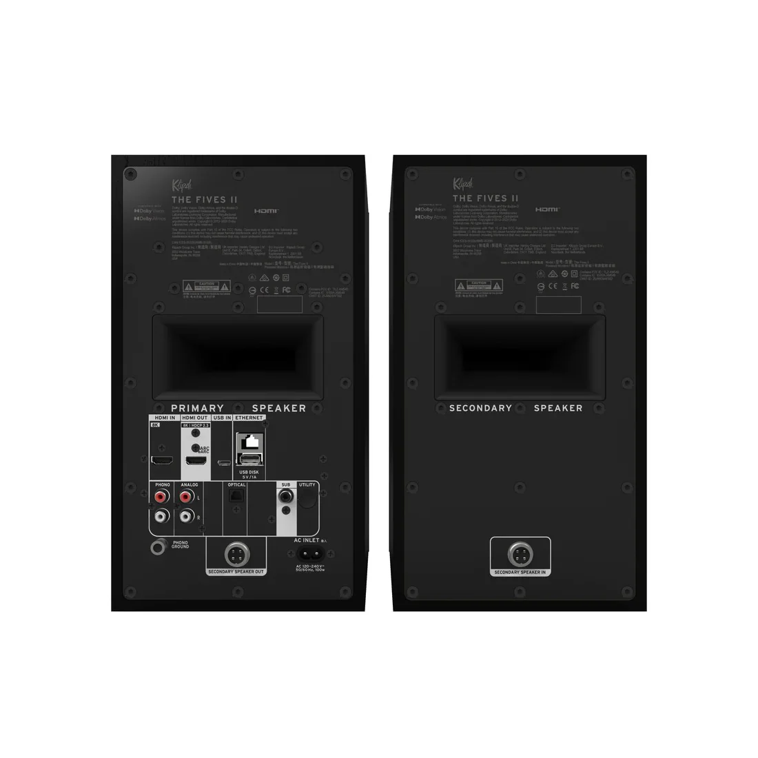 Klipsch The Fives II Powered Speakers with Dolby Atmos - Pair - Image 6